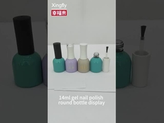 Gel UV 14ml Polish Kuku Botol Gel Polish Kuku Kosong Kaca Custom Cetak Botol Polish Kuku