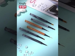 Cat kuku sikat kepala gel cat kuku polish kuku seni sikat pena cocok dengan sikat yang bisa diganti