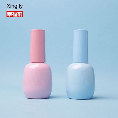 Harga yang pantas Modern 10ml Botol Polish Kuku Oval Kaca Polish Kuku Kontainer Pengemasan on line