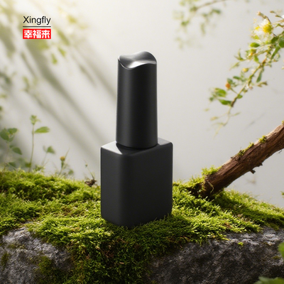 Harga yang pantas 8ml Custom Gel Nail Polish Base Coat Top Coat Cosmetic Packaging UV  Glass Bottles  on line