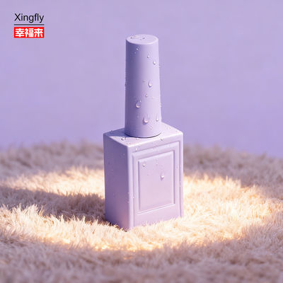 Harga yang pantas Empty 12ml Nail Polish Bottle Multi Use Gel Polish Bottle Black Small Nail Polish Brush on line