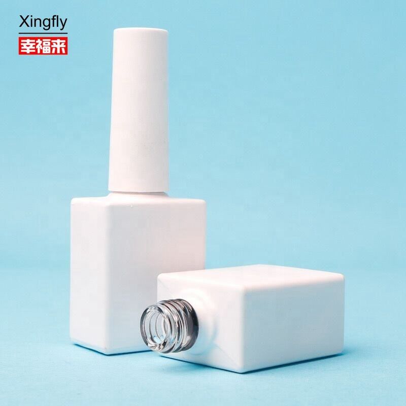 10ml Gel Botol Gel Polandia Warna Kuadrat Ditutupi Dengan Tutup Plastik