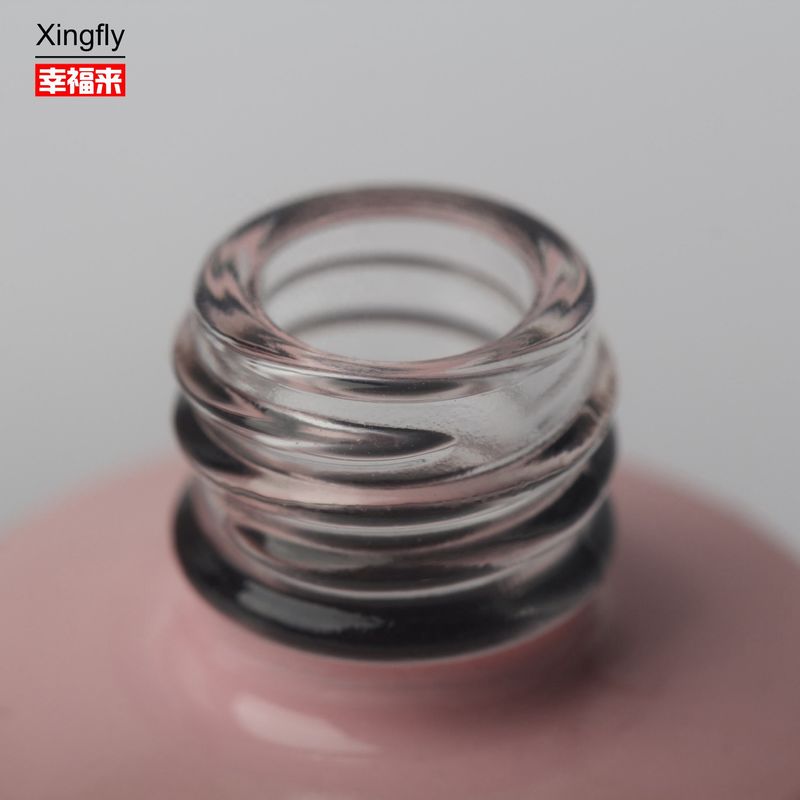 Bahan kaca 7ml Polish kuku botol wadah Warna yang dapat disesuaikan SGS