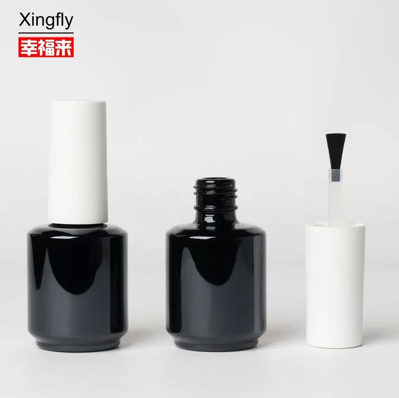 Tutup Dengan Sikat 5ml Botol Polish Kuku Multicapacity Multicolor