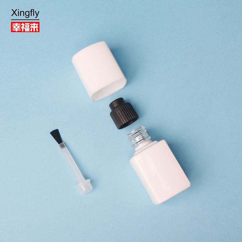 5ml Botol Polish Kuku Kosong Kaca Bening Botol Polish Kuku Dengan Sikat Dan Tutup