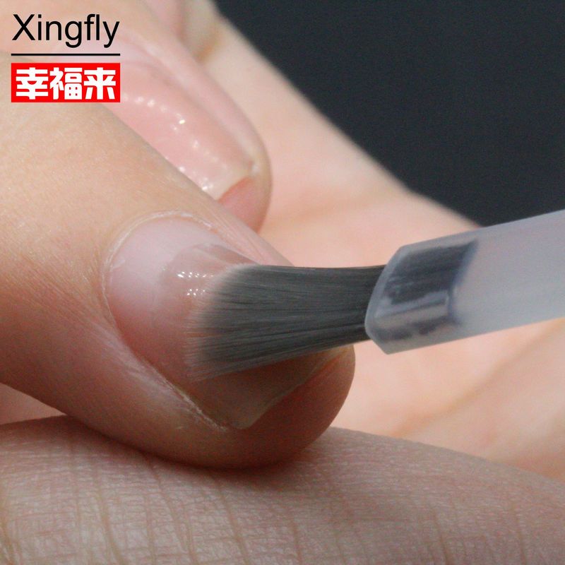 OEM Soft Bristle Hardness Nail Art Brushes Acrylic Nail Polish Botol Brush kuku yang bisa diganti
