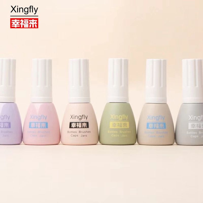 Benar 12ml Luxury Empty Gel Glass Nail Polish Botol Custom Logo Square Nail Polish Botol