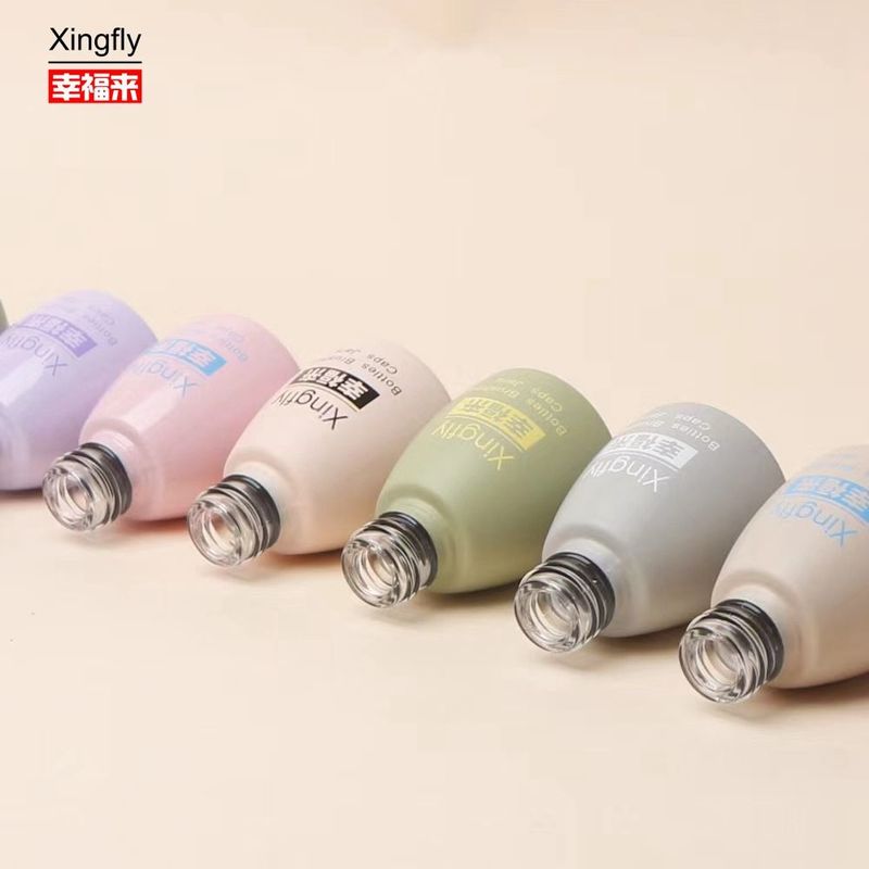 Benar 12ml Luxury Empty Gel Glass Nail Polish Botol Custom Logo Square Nail Polish Botol