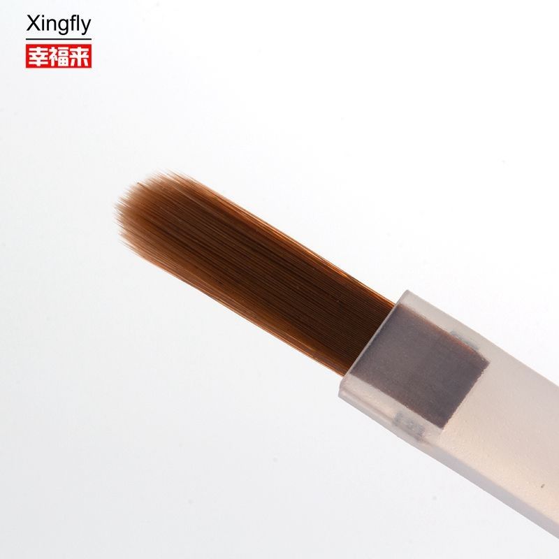 Nylon kuku sikat penggantian sikat untuk gel kuku base top coat kuku lem minyak