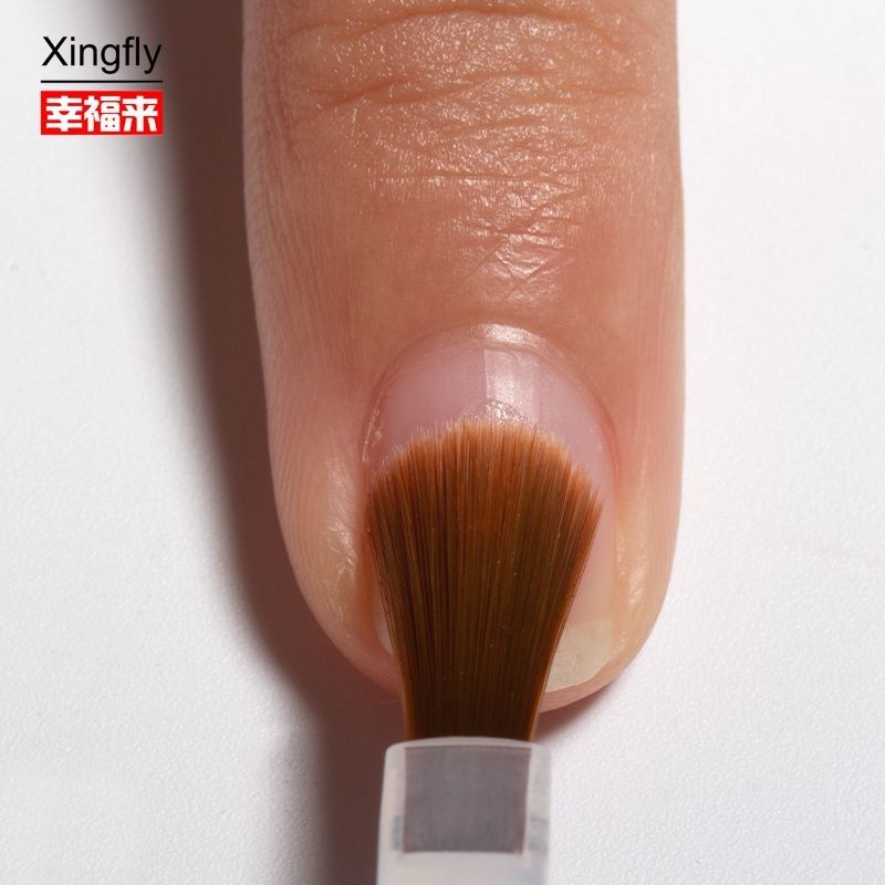 Nylon kuku sikat penggantian sikat untuk gel kuku base top coat kuku lem minyak