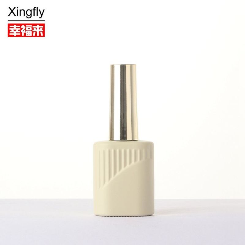 10ml Gel Kuku Polish Botol Kaca Desain Warna Khusus Botol Kosong Dengan Tutup Sikat
