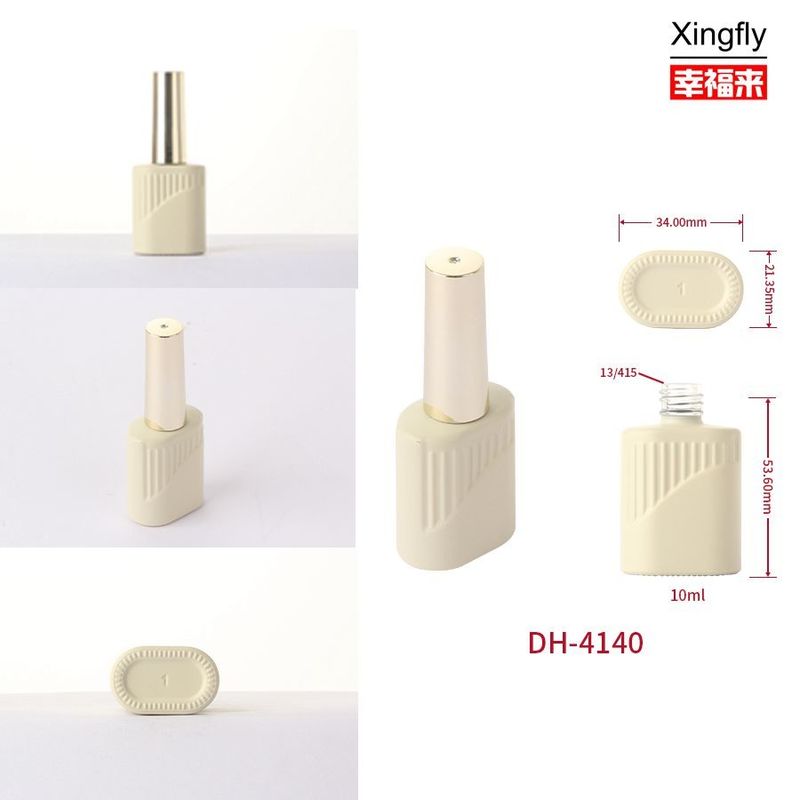 10ml Gel Kuku Polish Botol Kaca Desain Warna Khusus Botol Kosong Dengan Tutup Sikat