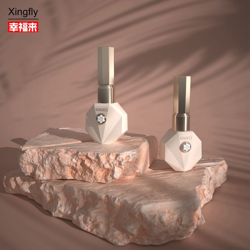 Disesuaikan LOGO Gel Polish Botol persegi untuk 10ML-15ML Kapasitas dengan sikat dan tutup yang berbeda