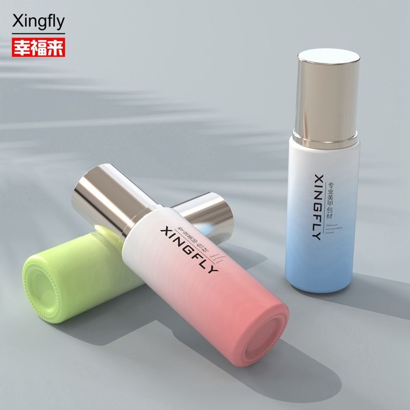 Botol 5 ml cat kuku UV Gel Kosong Botol cat kuku dengan tutup dan sikat