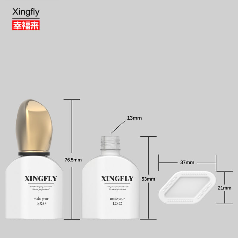 12ml Botol Polish Kuku Gel Kosong Botol Kaca Dengan Tutup Dan Sikat Untuk UV Gel Polish