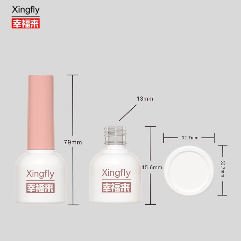 10ml Botol Polish kuku kosong Vintage gel Botol kaca Polish