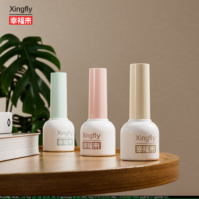10ml Botol Polish kuku kosong Vintage gel Botol kaca Polish