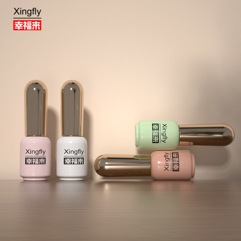 Botol Polish kuku 6ml Kemasan kosmetik UV Gel Polish Botol kaca Ukuran kompak