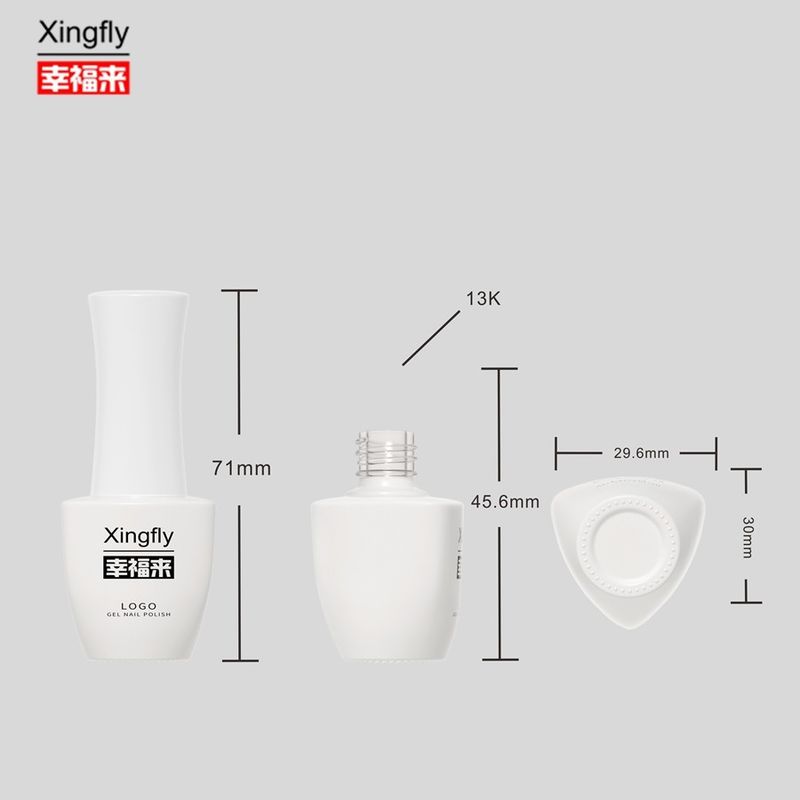 Botol Polish Kuku 8ml UV Kaca Kosong Gel Polish Kuku Botol Dengan Tutup Sikat