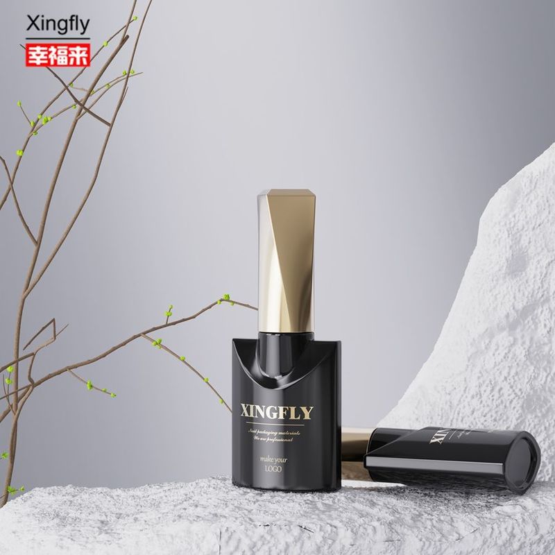 Botol Polish Kuku 10ml Custom Empty Gel Botol Kaca Polish Kuku Dengan Tutup Sikat