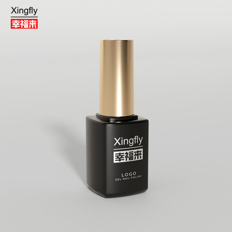 16ml Gel Polish Square Botol Gel Nail Polish UV Botol Kaca Dengan Tutup Sikat