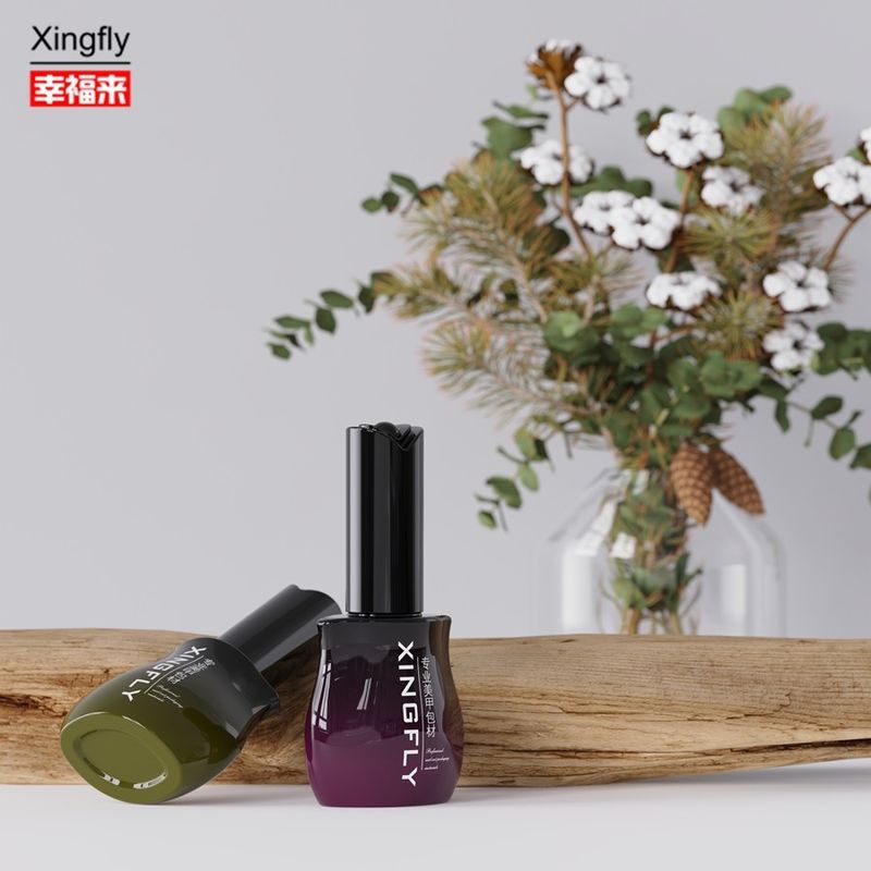 Botol Polish Kuku 12ml Gel Kosong Botol Polish Kuku 12ml Dengan Tutup Dan Sikat