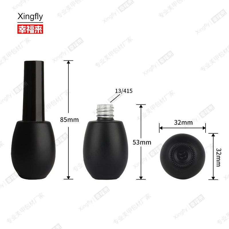 15ml Botol Polish Kuku Bottle Custom Made Empty Round Gel Polish Botol Polish Kuku