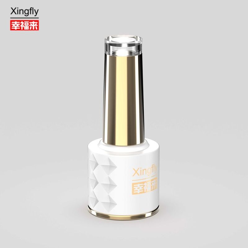 Desain Baru Botol Polish Kuku 8ml Disesuaikan LOGO Botol Kaca Gel Kosong Untuk Polish Kuku