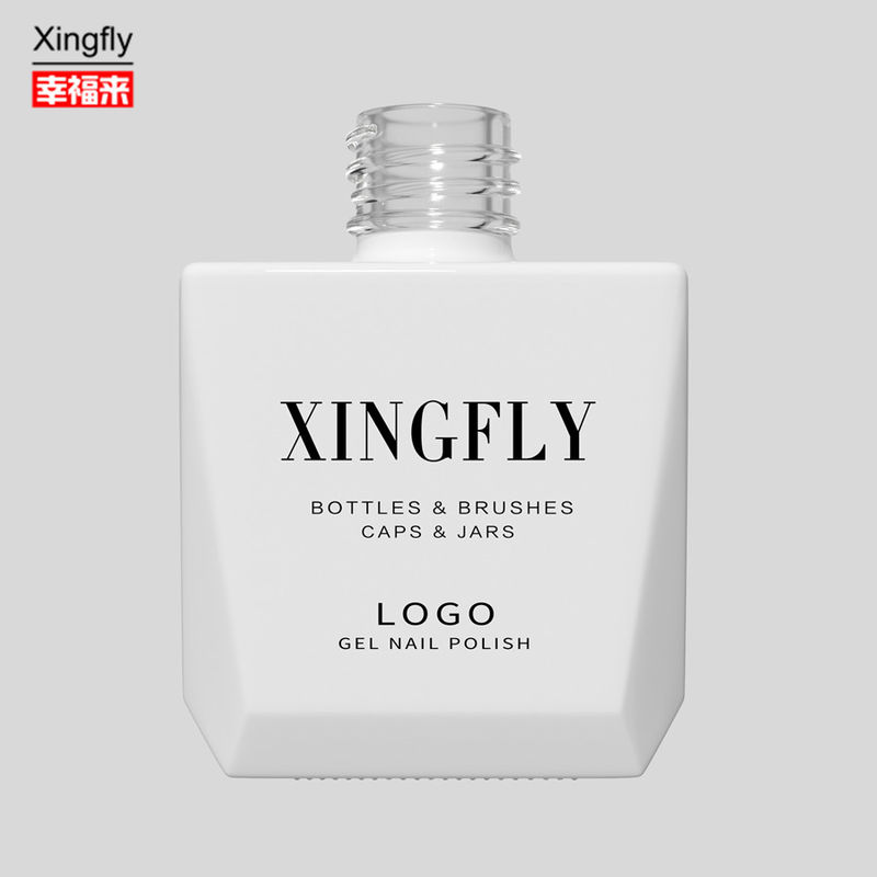 Botol Polish Gel Kuku 12ml Disesuaikan LOGO Botol polish kuku kosong dengan tutup sikat