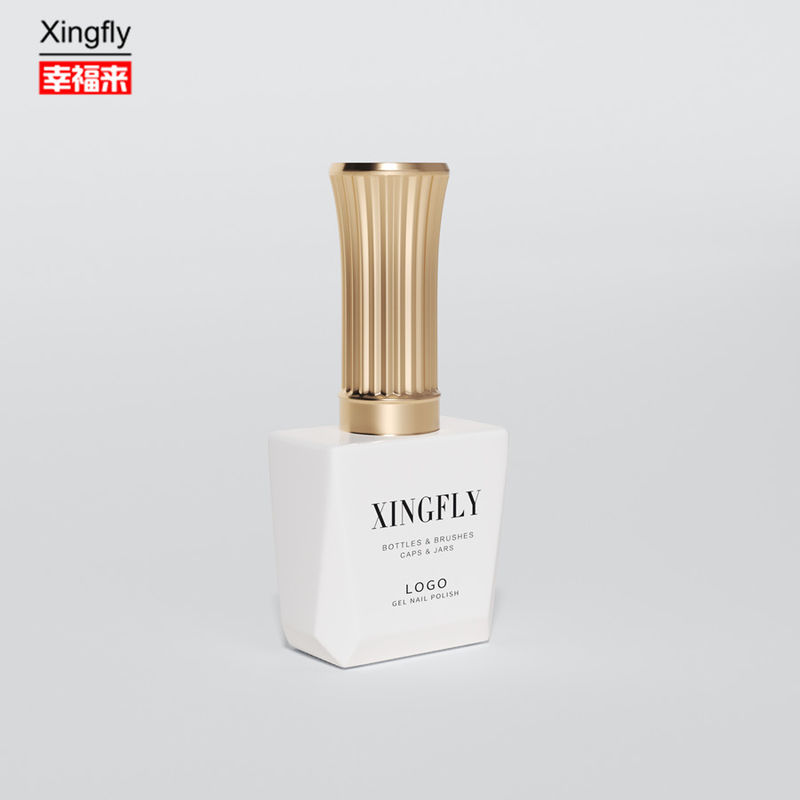 Botol Polish Gel Kuku 12ml Disesuaikan LOGO Botol polish kuku kosong dengan tutup sikat