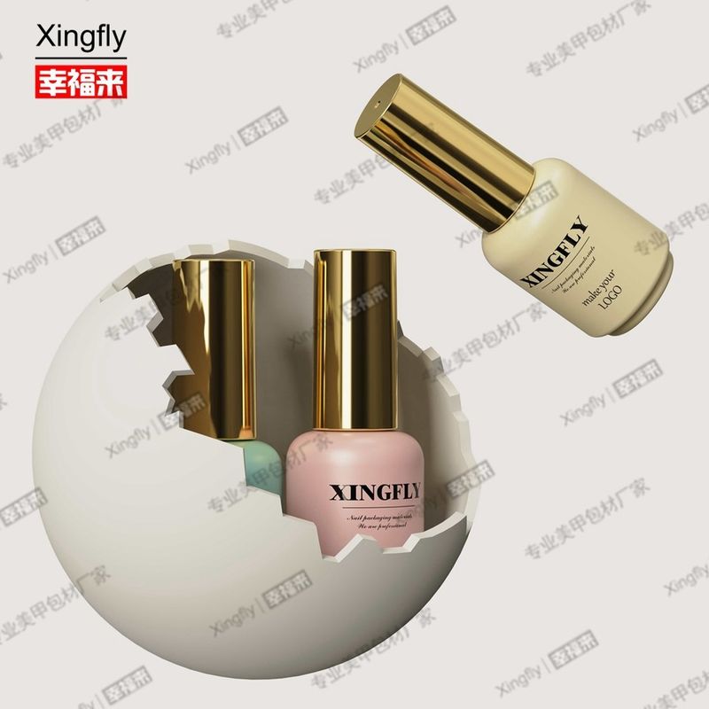 17ml gel cat kuku bulat seni kuku disesuaikan LOGO kemasan botol cat kuku gel