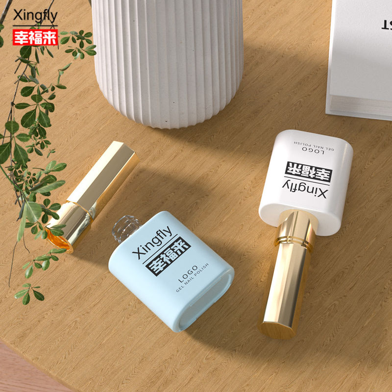 Botol Polish 12ml Kapasitas Besar Gel Kuku Polish Botol Kaca Dengan Tutup Dan Sikat