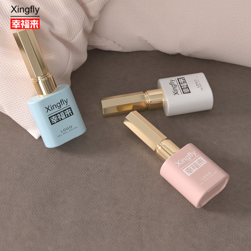 Botol Polish 12ml Kapasitas Besar Gel Kuku Polish Botol Kaca Dengan Tutup Dan Sikat