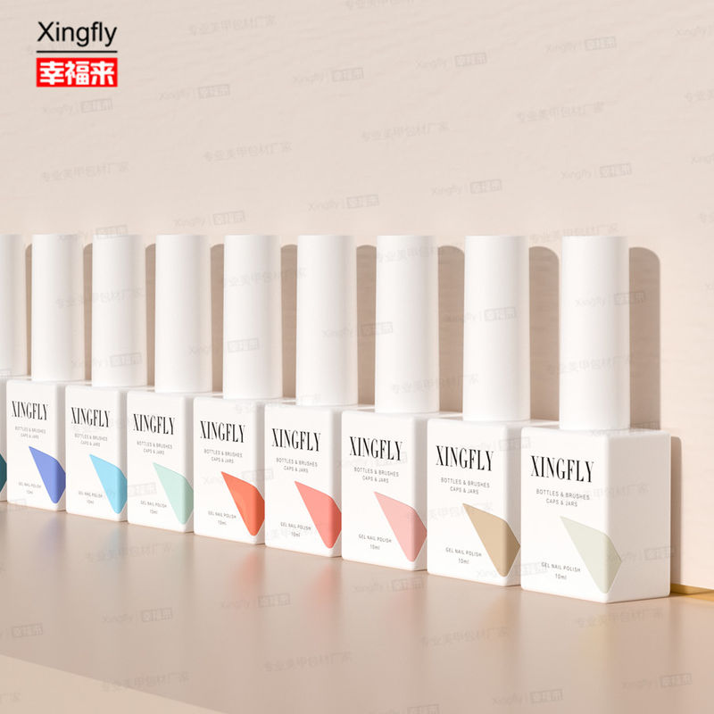 12ml Square Brand New Opsional Aksesoris Cat Eye Gel UV Nail Polish Botol Kosong