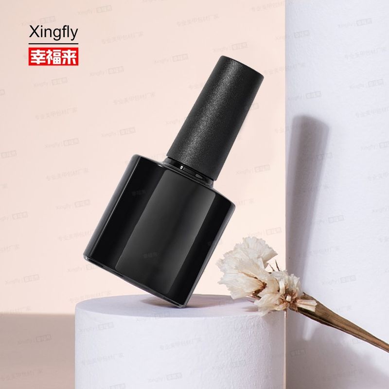 8ml Gel Polish Botol Kaca Kosong Dengan Cap Brush Pabrik Grosir Untuk UV Gel Nail Polish