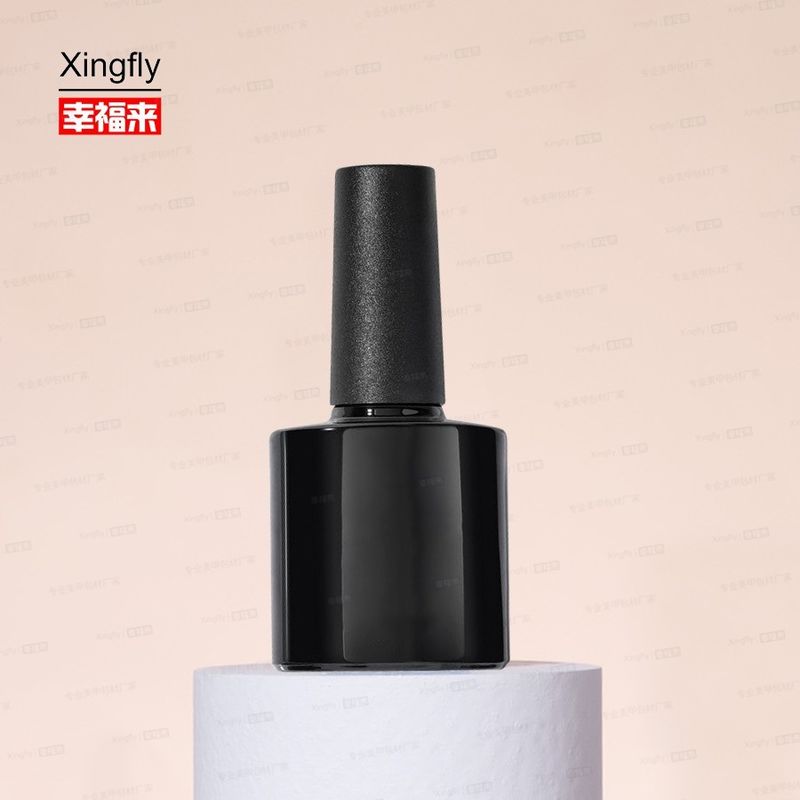 8ml Gel Polish Botol Kaca Kosong Dengan Cap Brush Pabrik Grosir Untuk UV Gel Nail Polish