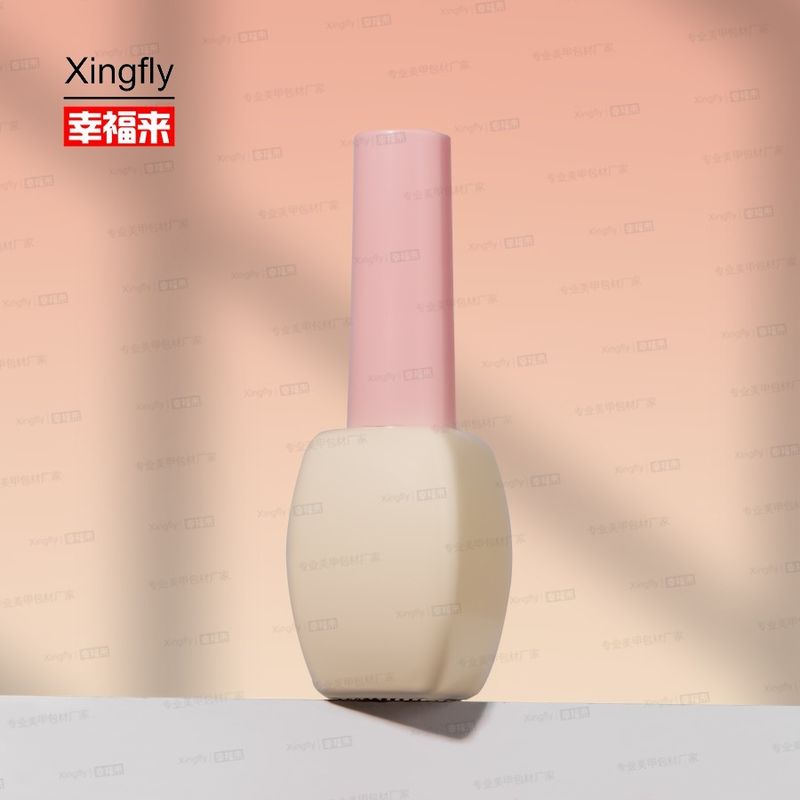 12ml Kemasan Kosmetik Gel Kuku Polish Botol Kaca Minyak Dengan Tutup Sikat Untuk Gel