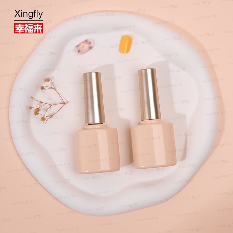 Logo yang disesuaikan 10ml Gel kuku Polish Botol Minyak Botol Kaca Kosong Untuk Polish Kuku