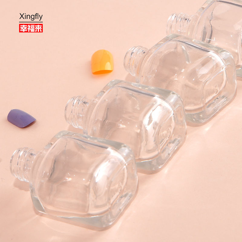 8ml Kaca Kosong Ukuran Besar Botol Gel Ungu Unik Dengan Sikat Cap