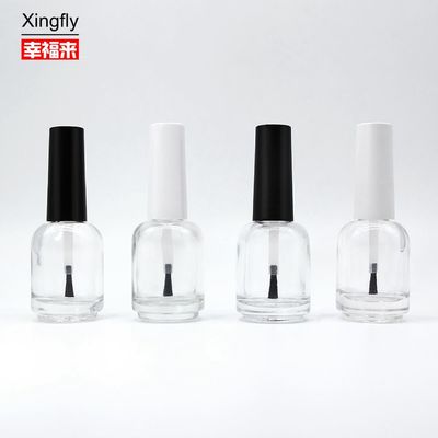 15ml Botol Polish Kuku Bulat Botol Polish Kuku Gel UV Dengan Tutup Dan Sikat