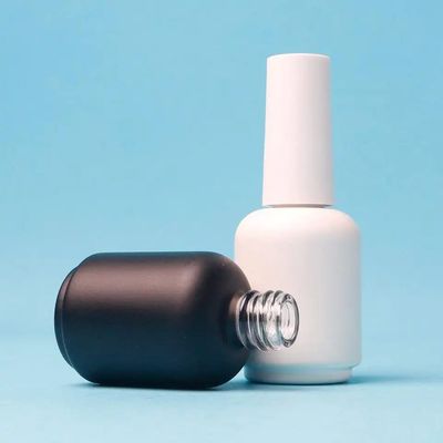 Screw Cap 7ml Nail Polish Bottle Screen Printing Penanganan Permukaan