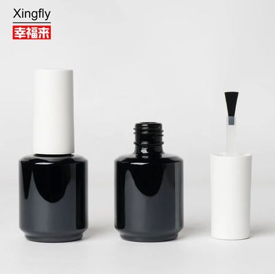 Screw Cap 8ml Botol Polish Kuku Kosong Gel Polish Botol Tepat Sikat