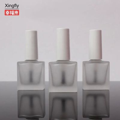 Square 8ml botol cat kuku Custom Color Spary Coating Hot Stamping
