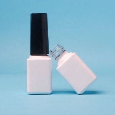 Putih kosong kuku Polish Botol Sekrup Cap Modern halus permukaan akhir