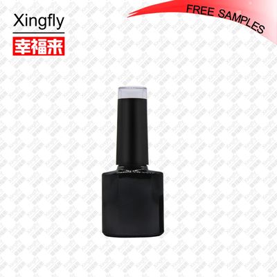 Harga yang pantas Screen Printed 8ml Botol Cat kuku Hitam Botol Cat kuku Mudah on line