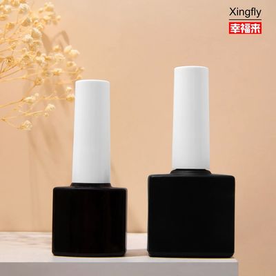 Kaca persegi kosong botol UV Gel Polandia kelas profesional