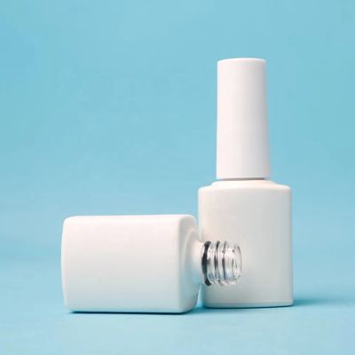 Bahan Kaca Gel Polish Square Botol Kosmetik Dengan Lapisan Semprot