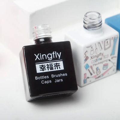 Cap Sealing Gel Polish Square Botol Bahan kaca tahan lama
