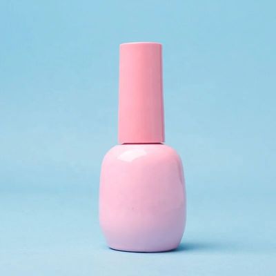Custom Shape Empty Nail Polish Container Sutra Pencetakan Permukaan Penanganan