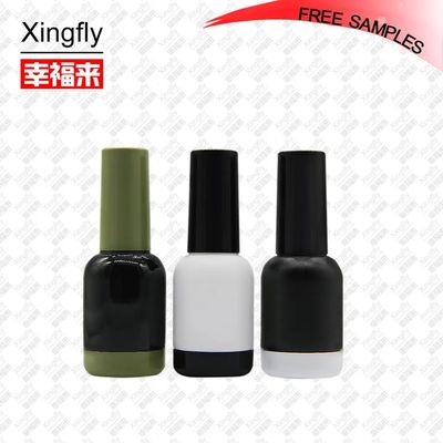 Botol Polish kuku kaca yang bisa diisi ulang kosong untuk profesional Dengan sikat tutup